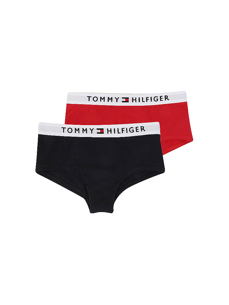 TOMMY HILFIGER Mädchen Pantys 2er Pkg. red  rot | 12-14J